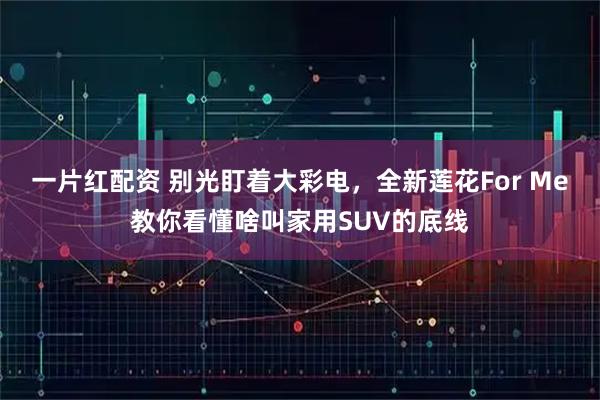 一片红配资 别光盯着大彩电,全新莲花For Me教你看懂啥叫家用SUV的底线