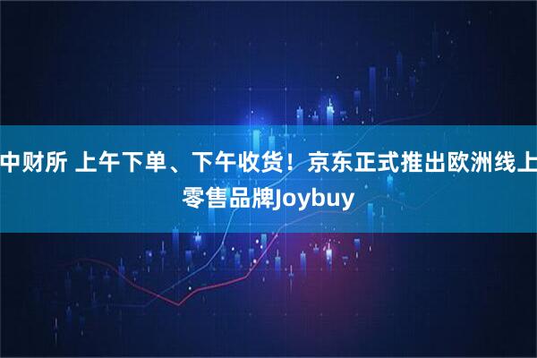 中财所 上午下单、下午收货！京东正式推出欧洲线上零售品牌Joybuy